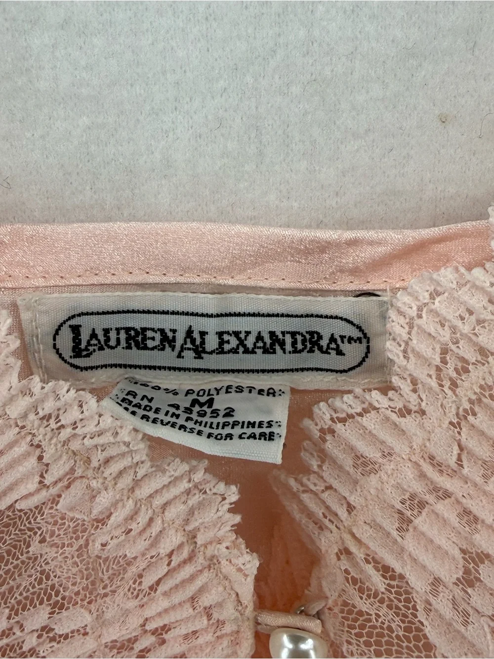 Delicate Pink Lace-Trim Satin Camisole